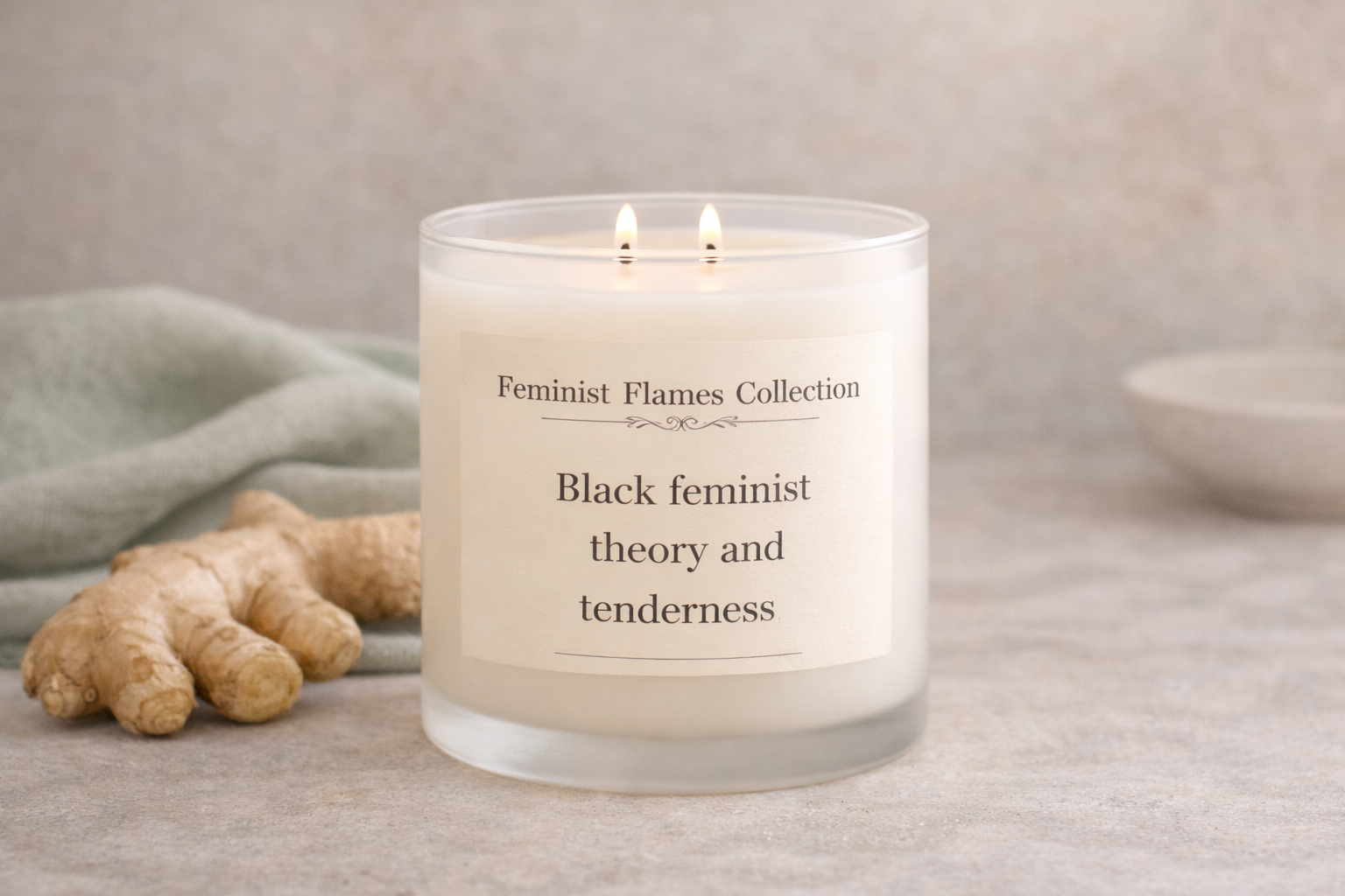 Black feminist theory and tenderness (Herbs & Oils)